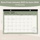 thumbnail image 4 of Calendario de escritorio VALOME 2026-2027 43 x 30 cm grande e impermeable, 4 of 7