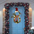 thumbnail image 4 of Guirnalda de Navidad Zulema decoración colgante LED para puerta 21x54cm bufanda roja, 4 of 7
