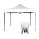 thumbnail image 1 of Carpa 3x3 m Jardimanía, Toldo Antisombra, Acero Reforzado y Lona Resistente, Portátil y Plegable blanco, 1 of 4