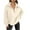 Beige, variant on 3/4 Length Sleeve Womens Tops Women Oversized Sweatshirts Quarter Half Zip Hoodies Long Sleeve Pullover Tops Fall Teen Girl Trendy Clothes,Tops for Women Black XL