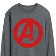 thumbnail image 3 of Marvel The Avengers - A Logo - Adult Long Sleeve Graphic T-Shirt, 3 of 5