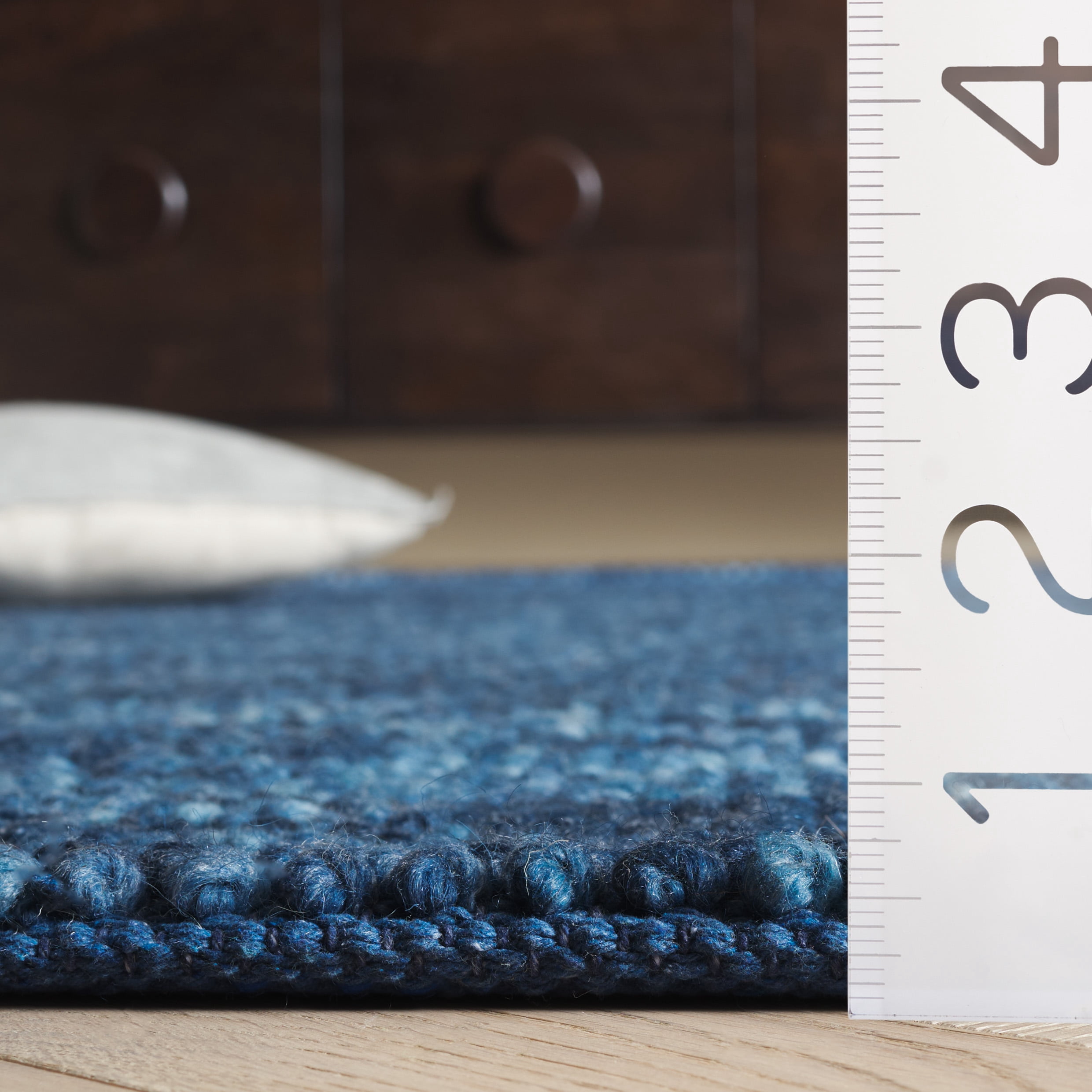 Safavieh Natura Willoughby Distressed Runner Rug, Navy/Blue, 2'3" x 5'