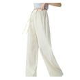 thumbnail image 6 of breaise Women Baggy Maternity Pants Straight Leg Over Belly Pregnancy Pants Loose Belly Support Maternity Long Pants with Pockets, 6 of 6