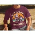 thumbnail image 3 of This Is What Life Is About Father Son Motocross Men's Short-Sleeve Graphic T-Shirt Gift for Dad, 3 of 4