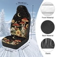 thumbnail image 7 of KUIFORTI Sunflower Mushroom Car Seat Covers Anti-Slip Two Front Only for Car Soft Comfortable Cars Interior Cover Easy Installation Suitable for Cars Sedans SUV, 7 of 7
