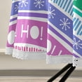 thumbnail image 5 of Coolnut 60 Inch Round Tablecloth - Christmas Stripes Waterproof Spill-Proof Table Cloth with Lace Washable Fabric Table Cover for Dining Tables, Kitchen and Parties House Decor, 5 of 7