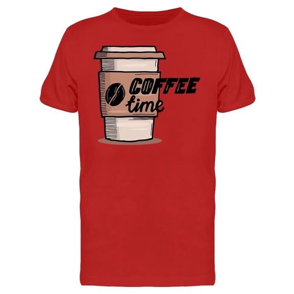 Coffee Time Typography Tee Men's -Image by Shutterstock