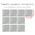 thumbnail image 2 of PEONAVET Wall Stickers 10pc Crystal Tile Stickers DIY Self-Adhesive Wall Stickers, 2 of 2