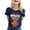 A-Dark Blue76, variant on Womens T-Shirts Summer Short Sleeve Crew Neck Relaxed Novelty Graphic Tees Holiday Gatherings Party Fun Daily Casual Tops