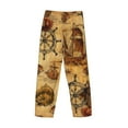 thumbnail image 5 of Disketp Vintag Ancient Sailboats Men'S Pajama Pants - Ultra Soft Fleece Sleep And Lounge Pants (Size: S-Xxl), 5 of 9