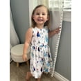 thumbnail image 6 of Disney Princess Girl Dresses Frozen Elsa Anna Print Sleeveless Play Dress Size 2-6, 6 of 9