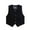 Black, variant on FJUCHAI Dress Suit Vest for Kids Boys Formal Gentleman Vest Youth Birthday Single-Breasted Vest Toddler Baby Sleeveless Vest for 2-15Y