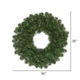 thumbnail image 2 of Vickerman 36" Oregon Fir Artificial Christmas Wreath Unlit, 2 of 2
