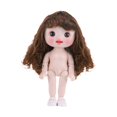 thumbnail image 2 of Muñeca BJD de 21 cm con cuerpo y ojos 3D, interactiva, educativa y de moda. Estilo F, 2 of 9