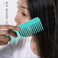 thumbnail image 5 of KAIYANG peines desenredantes, peine de dientes anchos para cabello rizado, húmedo y seco, sin mango, 5 of 5