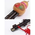 thumbnail image 2 of B/C/Dkey Classic Chinese Handmade Hulusi Gourd Cucurbit Flute Ethnic Musical Instrument Perfect For Beginner And Music Lovers[Energy Class A], 2 of 7