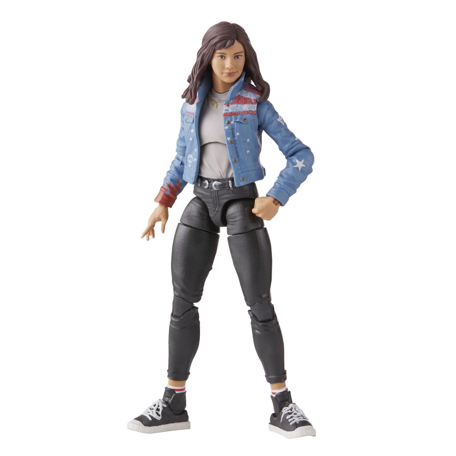 Marvel Legends Series Doctor Strange in the Multiverse of Madness, figurine America Chavez MCU de 15 cm, 2 accessoires, pièce Build-A-Figure