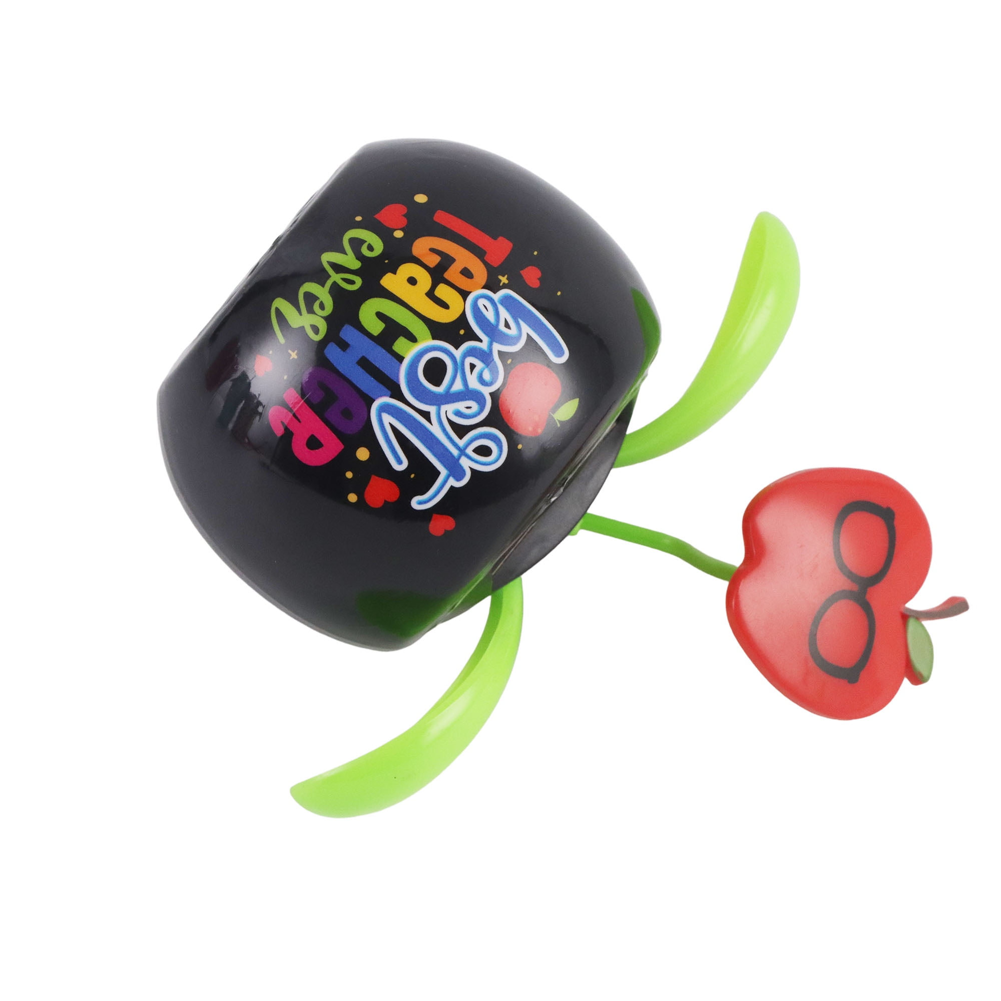 Way to Celebrate Solar Flower Best, Valentine's Day, Adult, Black, Plastic
