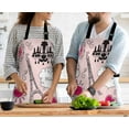 thumbnail image 3 of Yehwow Paris Glamorous Eiffel Tower Bib Apron For Kitchen BBQ Gardening With Adjustable Neck Strap 27x31 Inch, 3 of 4