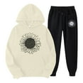 thumbnail image 1 of WILLBEST Pantalons pour Femmes Pantalons Décontractés à Manches Longues Imprimés Col Rond Ensemble Pantalon Automne et Hiver Pantalon Extensible pour Femmes, 1 of 2