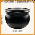 thumbnail image 3 of 9.8" Package Halloween Large Cauldron,Black Plastic Witch Cauldron Kettle Halloween Pot Candy Holder for Halloween & St.Patrick’s Day Party Favors Decor, 3 of 6