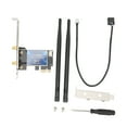 thumbnail image 2 of Adaptateur WiFi PCIE, Module 5dBi Haut Gain Large Applicabilité avec CD pour Ordinateur de Bureau, 2 of 8