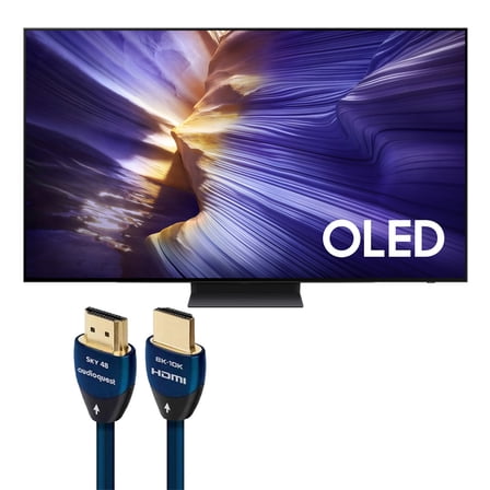 Samsung S90F 55 Inch 4K OLED Smart TV with AudioQuest SKY 3m HDMI Cable