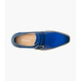 thumbnail image 5 of Stacy Adams Bartram Plain Toe Monk Strap Patent Shoes Blue 25724-400, 5 of 7
