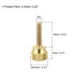 thumbnail image 2 of Knurled Thumb Screws, M3x16mm Brass Shoulder Bolts Stepped Grip Knobs Fasteners for Electronic 5Pack, 2 of 5
