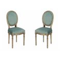 thumbnail image 1 of Heavenly Collection Emerlad & Wood Dining Chair, 1 of 3