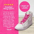 thumbnail image 4 of The Original Stretchlace | Elastic Shoe Laces | Flat Stretch Shoelaces | Neon Pink, 47 in (119 cm), 4 of 8