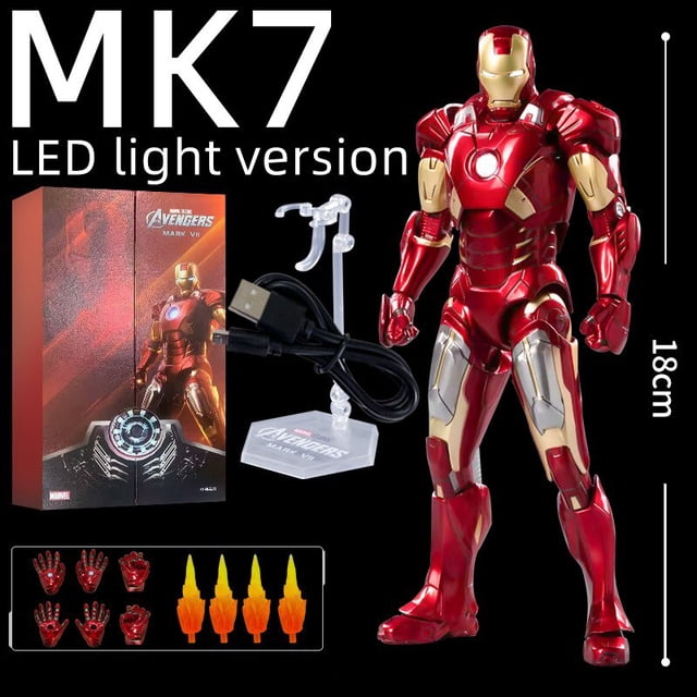 ZD-figura de acción de Iron Man MK85 2,0 Infinity Gauntlet, juguete coleccionable, MK45, MK46, MK42, MK3, leyendas de Marvel con traje-UP Fivean unisex