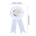 thumbnail image 4 of HAPPYLAND Decoraciones para baby shower Faja floral e insignia de hojalata Mamá para ser y papá para ser bebé, 4 of 5