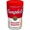 Campbell’s Sipping Soup, Chicken Soup with Star-Shaped Pasta, 10.75 oz Microwavable Cup