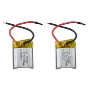 Fytoo 2PCS 3.7V 220mAh Lithium Battery For HS190 901HS 901S 901H X300C LF606 SG800 S9 mini Four-Axis Aircraft, RC Drone Battery Parts