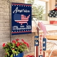thumbnail image 5 of Sm:)e Blue Star 250th Anniversary Patriotic July 4th Garden Flag 12x18 Inch, Double Sided, 5 of 8