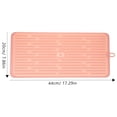 thumbnail image 2 of OULII Tapis de Bol pour Chat en Silicone Rose Imperméable 1 Ensemble, 2 of 8