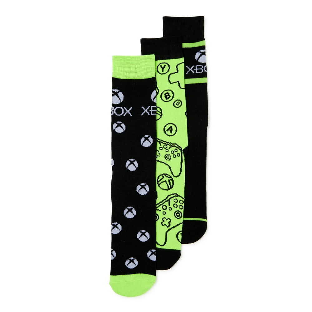 LICENSE Xbox Men's Socks, 3 Pack
