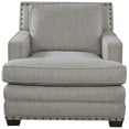 thumbnail image 2 of Maklaine Transitional styled Olefin Fabric Chair in Gray Finish, 2 of 2
