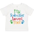 thumbnail image 3 of Inktastic My Godmother Loves Me Boys or Girls Toddler T-Shirt, 3 of 5