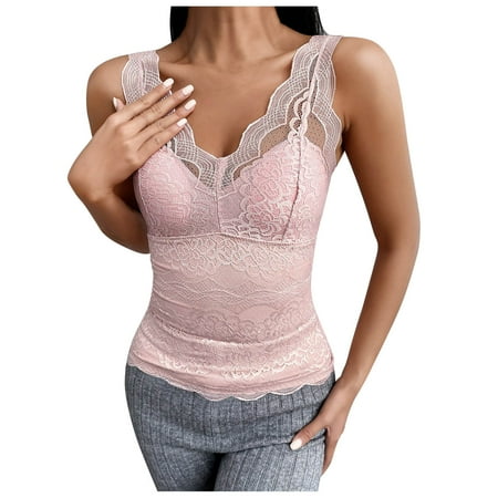 

B91xZ Lingerie For WomenVest Plus Thermal Women Velvet V Lace Underwear Trim Base Padded Solid Winter Shirt Sexy Lingerie Dress with Leg Straps Pink 3XL