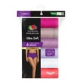 thumbnail image 2 of Fruit of the Loom Women's Premium Ultra Soft Brief Panty, 6 Pack, Sizes 6-10, 2 of 8