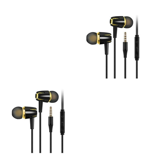 Bearachild Auriculares con cable en el oído Reducción de ruido Bolsillo Viajes Deportes Caminar Música Reproducir TV Tablet Auriculares con Type3 NO3
