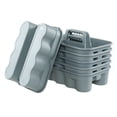 thumbnail image 2 of Dehouse 6-Pack Plastic Cleaning Storage Caddy, Cleaning Supply Carry Caddy, Gray, 2 of 7