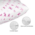 thumbnail image 3 of Balery Breast Cancer Awareness (4) Funda de Cojín Estampada, Regalos para Mujeres, Regalos de Amor para Ella, Regalos para Novia o Esposa, Funda de Almohada-16"x24", 3 of 6