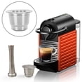 thumbnail image 4 of Cápsula De Café Reutilizable, Cápsula De Café Recargable De Acero Inoxidable 304 Con Cuchara Y Cepillo Para Máquina De Café, 4 of 7