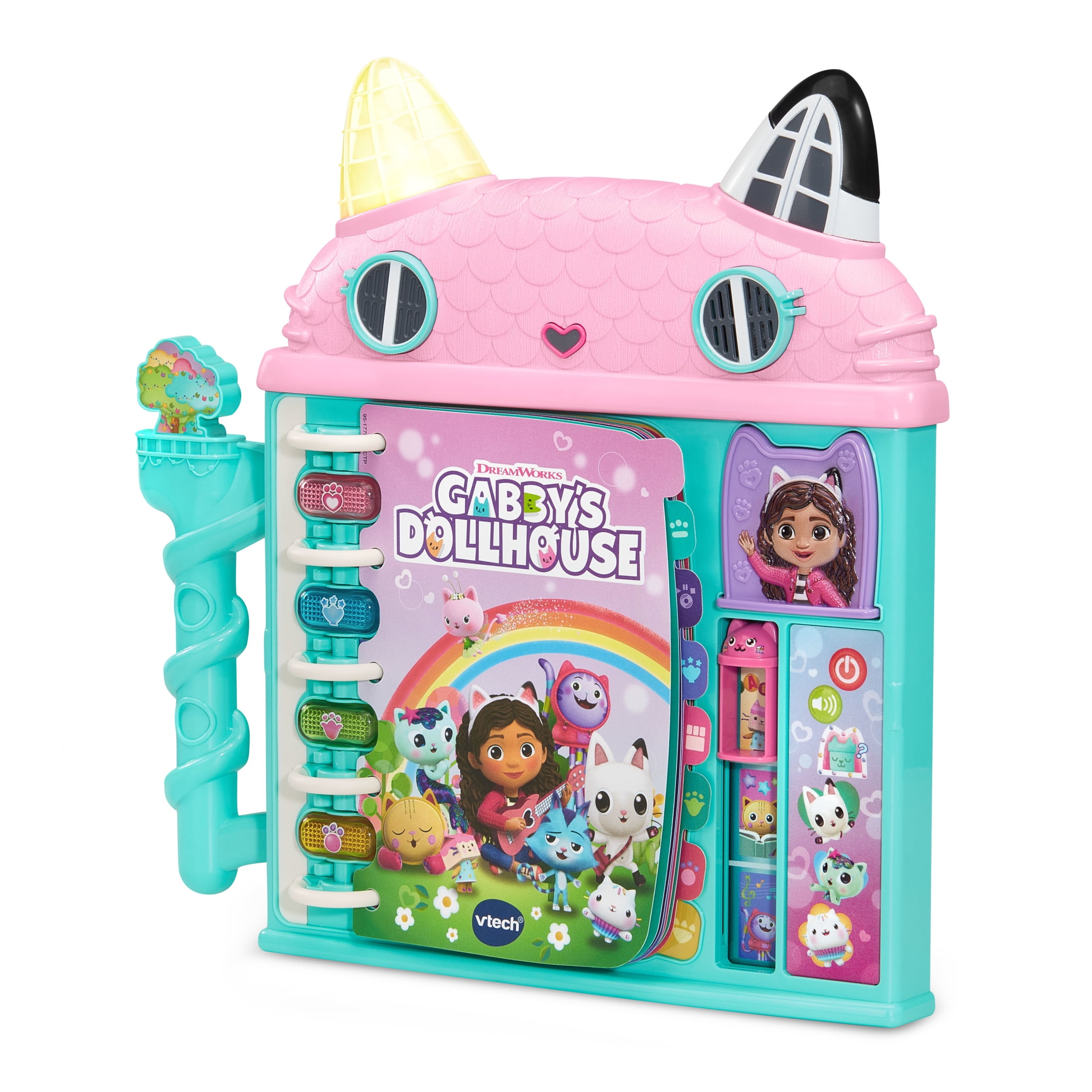 VTech® Gabby's Dollhouse Cat-a-Vator Discovery Book; Interactive Learning Toy for Kids, Ages 3-6 Years Old