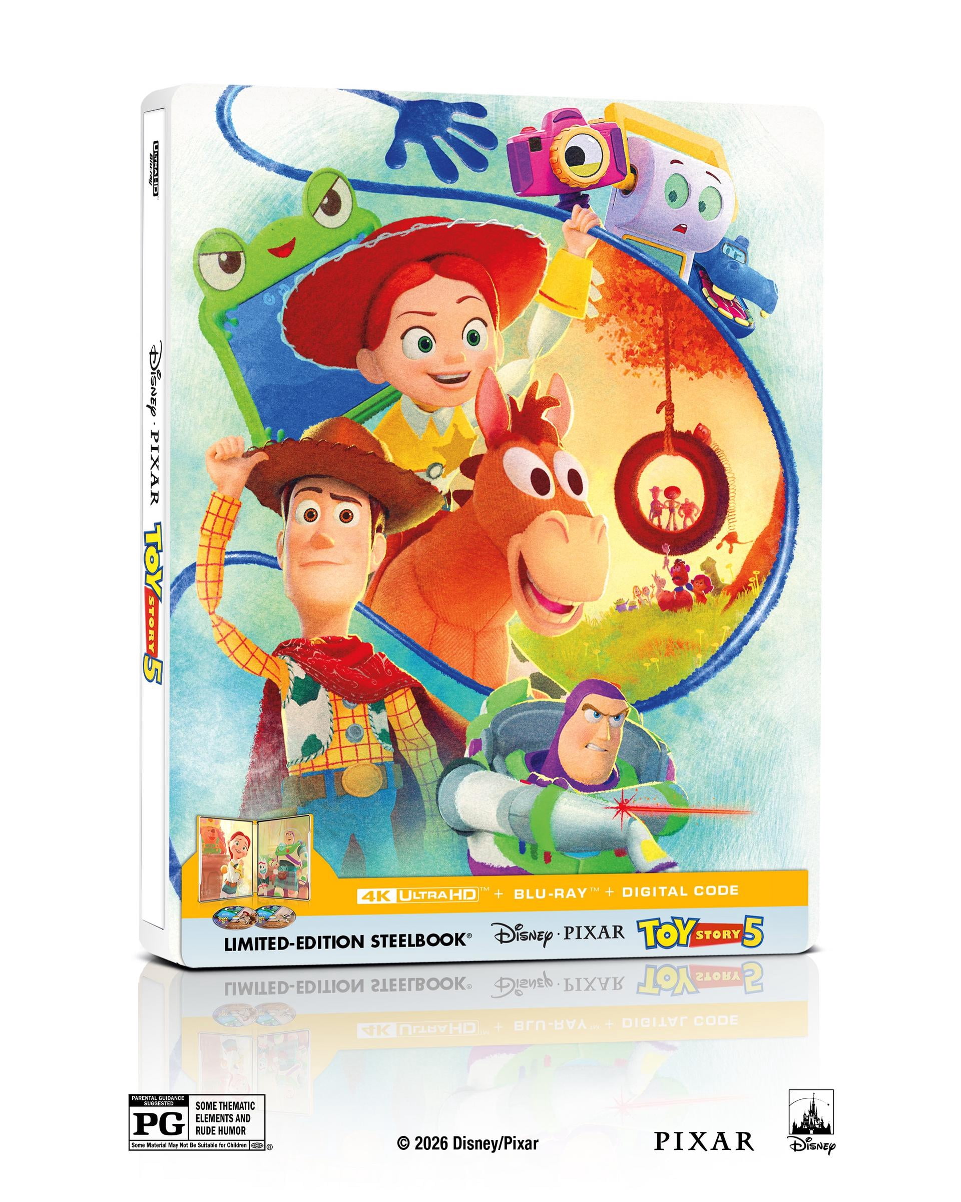 Toy Story 5 (Steelbook) (4K Ultra HD + Blu-ray + Digital Copy) Disney-Pixar, Adventure, Animation, Comedy, Children, Family