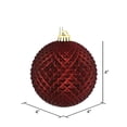 thumbnail image 3 of Vickerman N188565D Boule Pailletée Durian Bordeaux 4 Po. 6 par Sac, 3 of 3