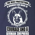 thumbnail image 3 of CafePress - Courage And German Shepherd T Long Sleeve T Shirt - Long Sleeve Dark T-Shirt, 3 of 4